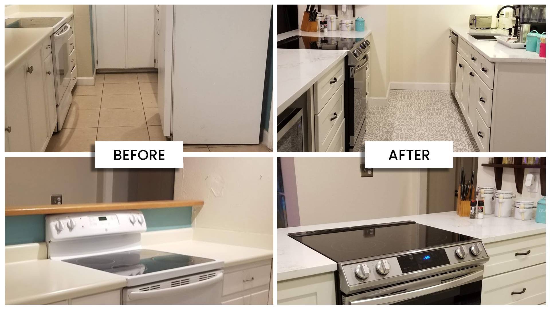 Before After 8 Kitchen