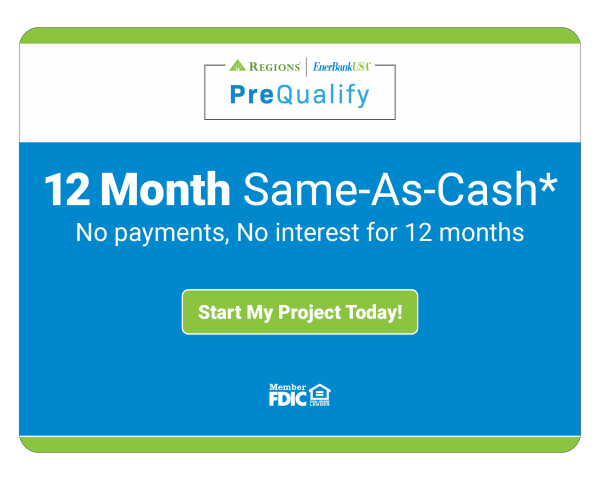 Kitchen financing Orlando. Regions EnerBank - Prequalify 12 month same as cash. No payments, no interest for 12 months. Start my project today! Member FDIC