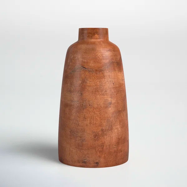 Mylo Solid Wood Table Vase