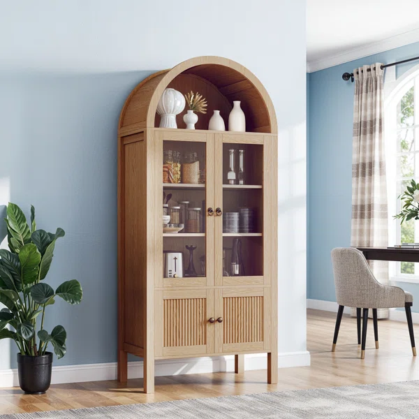 71 Tall Arched Kitchen Pantry
