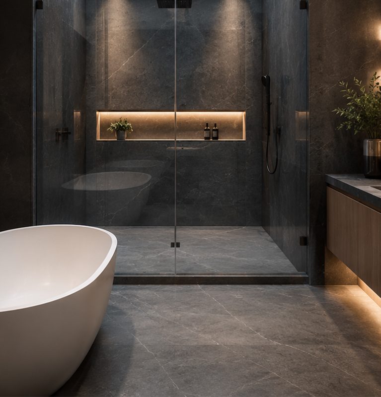 dark luxury bath