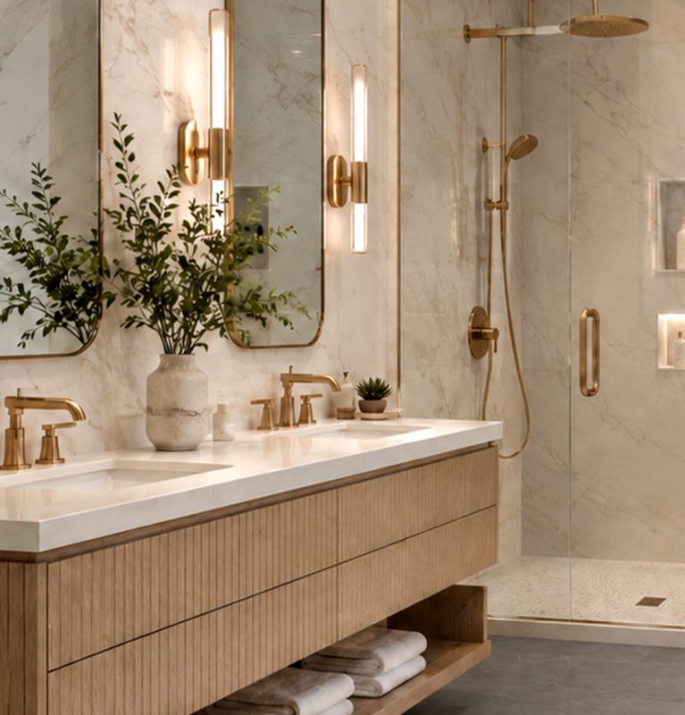 luxury bath Gold