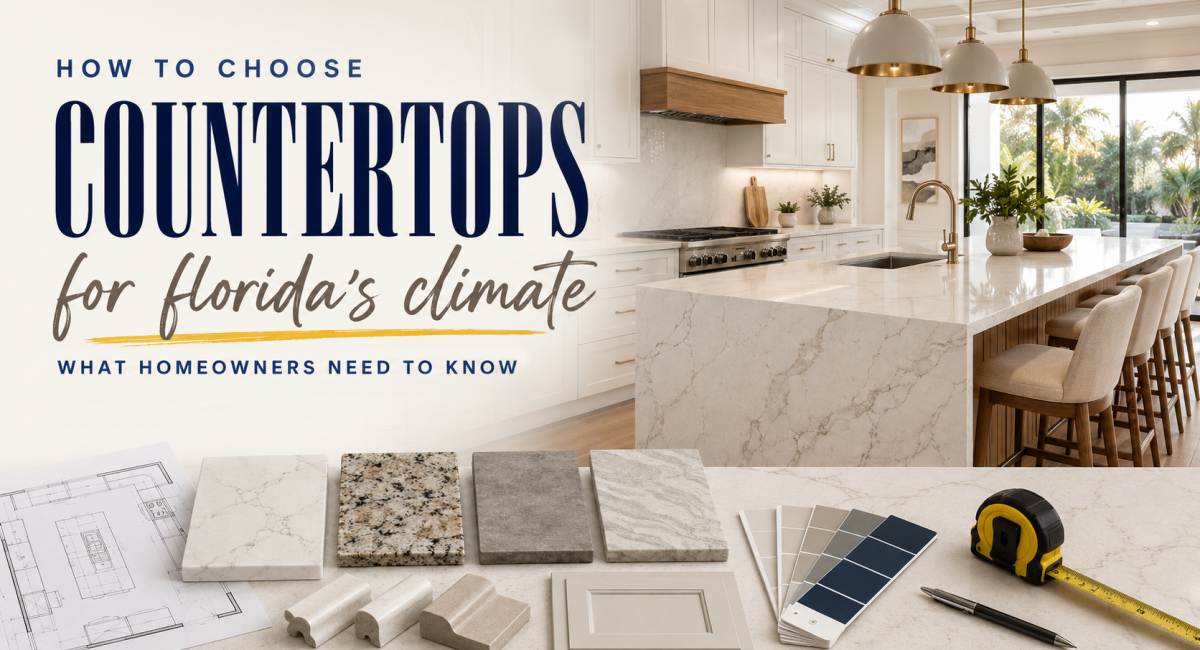 How to Choose Countertops for Florida's Climate What Homeowners Need to Know First