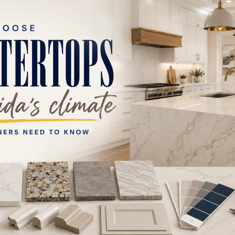 How to Choose Countertops for Florida's Climate What Homeowners Need to Know First