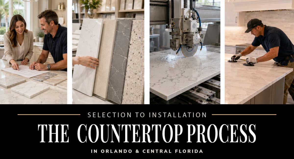 Countertop Process installation Orlando