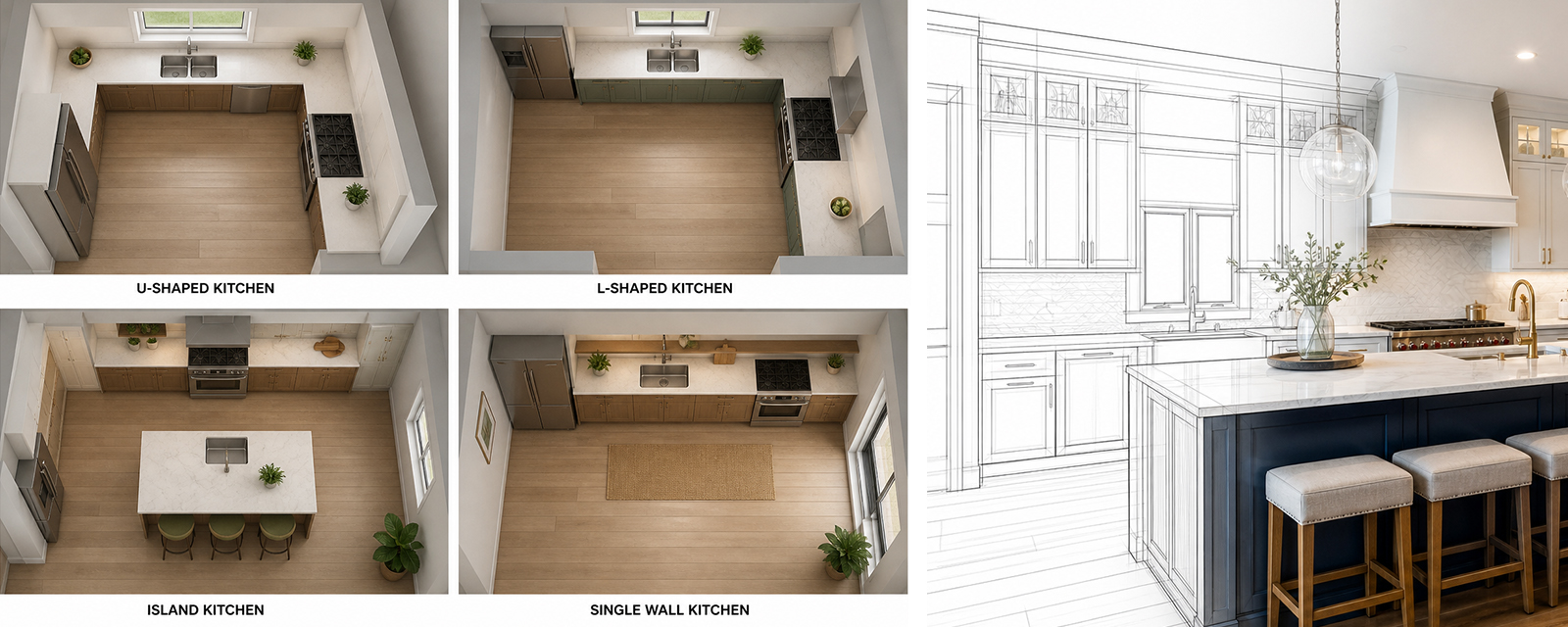 Kitchen Layout and Space Planning