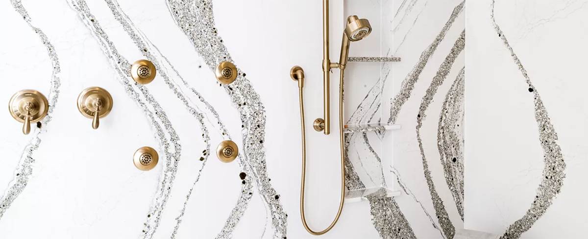 cambria quartz shower wall