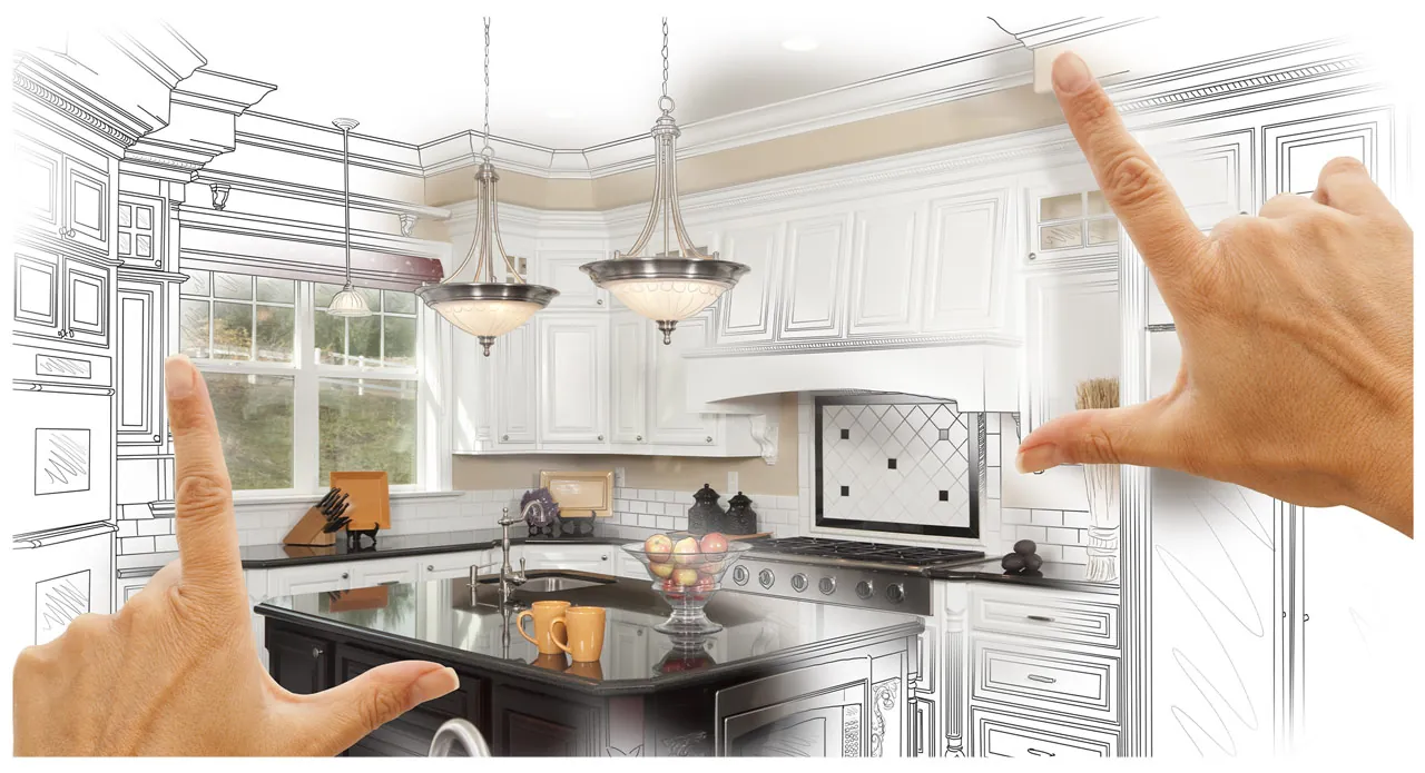 kitchen remodel in home consultation