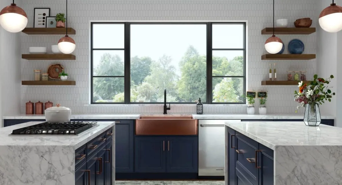 Modern Kitchen Design Features Natural Light