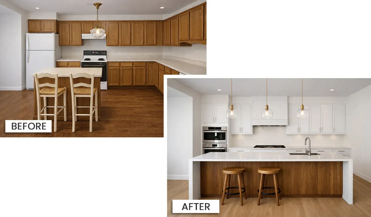 Kitchen before after3 Kitchen before after3