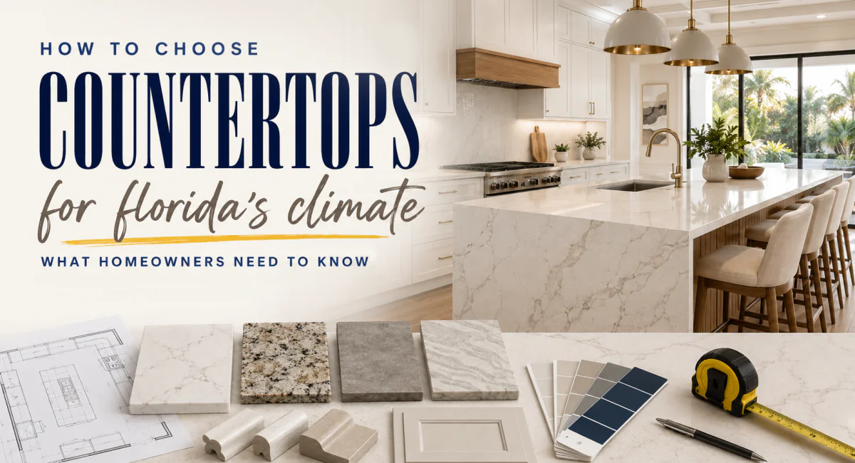 How to Choose Countertops for Florida's Climate What Homeowners Need to Know First